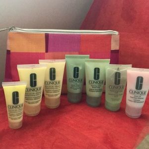 Clinique Skincare Lot with Cosmetic Bag